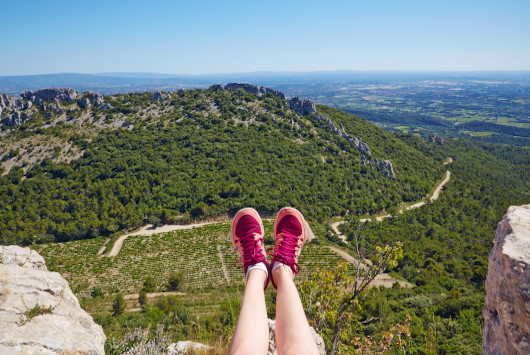 Les Dentelles de Montmirail : randos, sentiers vélo et VTT, escalade…