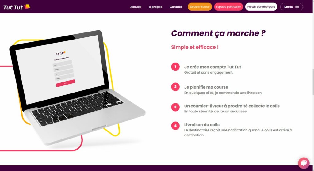 Site Internet du Tut tut