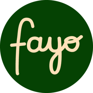Logo FAYO vert et jaune pale